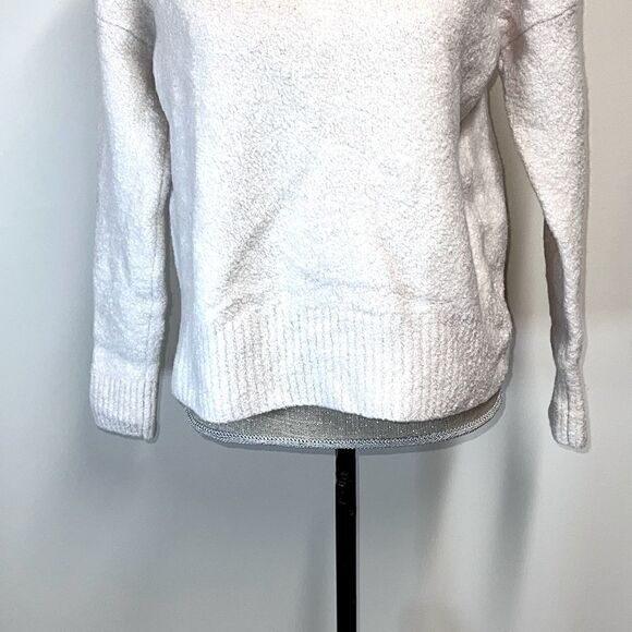 Madewell Boucle Wool Blend Beachdell Pullover Cream Sweater Cream Sz Womens S - Picture 6 of 11